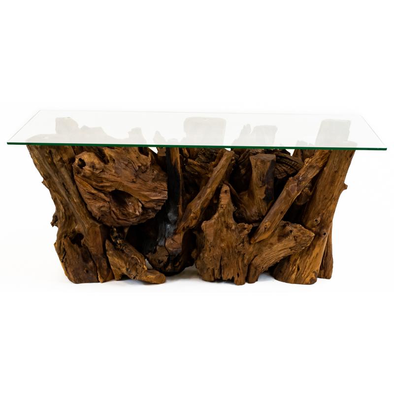 Redstone Teak Root Rectangular Coffee Table